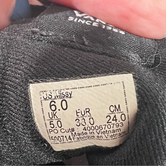 Vans Sk8-Hi Sneaker Women’s Sz 6 - Picture 3 of 12